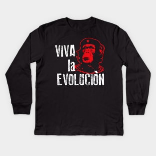 Viva La Evolucion Kids Long Sleeve T-Shirt